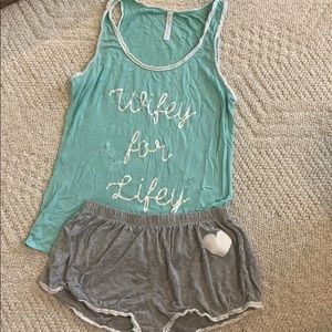 “Wifey for Lifey” pajama set